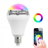Inteligentné LED žiarovka s Bluetooth reproduktorom