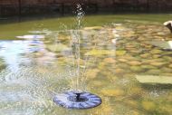 Plávajúca záhradná fontána - solárna
