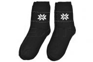 Bambusové termo ponožky PESAIL - 2 páry, mix barev, s vločkou, velikost 35-38