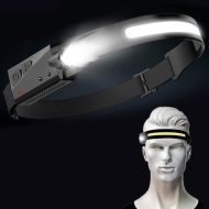 Nabíjacia LED čelovka so senzorom pohybu COB 2v1