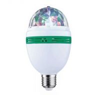 Rotačná Disco LED žiarovka - multicolor
