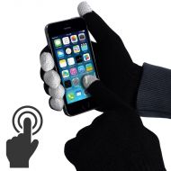 Dotykové rukavice pre smartphony a tablety - čierne
