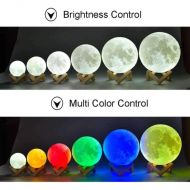 3D mesiac - stolná LED lampička multicolor