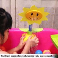 Detská sprcha do vane - slnečnica