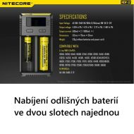 Univerzálna Inteligentná nabíjačka batérií - Nitecore NEW i2