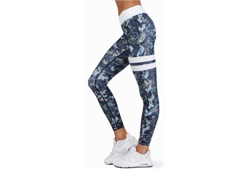 Dámske legíny Camo - modrá Dámske legíny Camo - modrá