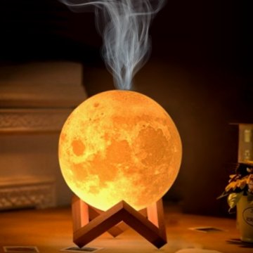 Aromalampa s ultrazvukovým zvlhčovačom - 3D Mesiac