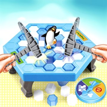 Zábavná společenská hra Tučňák na ledě -…