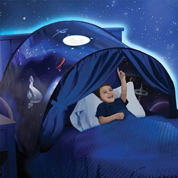 Detský rozprávkový stan na posteľ vesmír Space Adventure