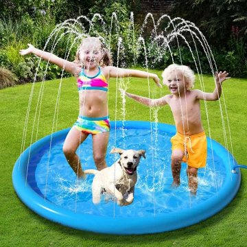Detská hracia podložka s bazénikom a vodotryskom - veľká