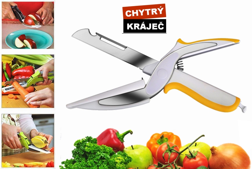 Multifunkční kuchyňský kráječ Smart Cutter 6v1 - oranžový Multifunkční kuchyňský kráječ Smart Cutter 6v1 - oranžový