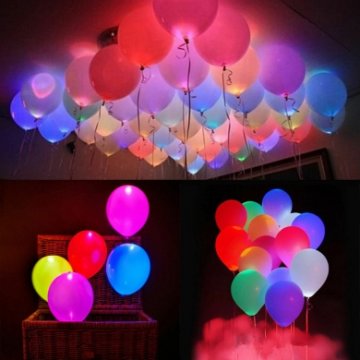 LED svietiaci balóniky