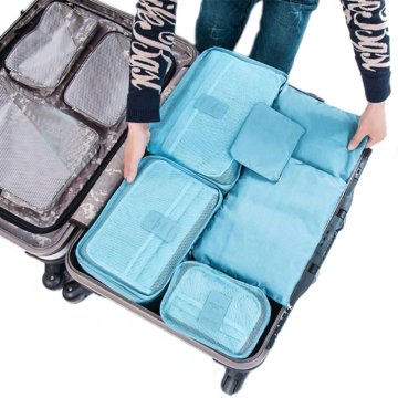 Sada cestovných organizérov na prehľadné usporiadanie batožiny