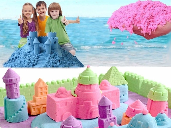 Tekutý kinetický piesok - Kinetic Sand - plastový box - MEGA SET 2kg Tekutý kinetický piesok - Kinetic Sand - plastový box - MEGA SET 2kg